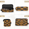 thumbnail image 5 of Hair Tools Travel Bag with Removable Heat Resistant Mat for Straighteners, Curling Iron and Haircare Accessories Halloween Pumpkin Seamless Pattern, 5 of 8