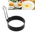 thumbnail image 3 of Molde para freír huevos de acero inoxidable, herramienta de cocina para desayuno, tortitas, 2 uds. 2 piezas, 3 of 8