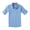 Blue Azure, variant on Bienzoe Boy's Cotton Plaid Roll Up Button Down Sports Shirts LightBlue 11/12