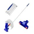 thumbnail image 4 of Pool Vacuum Cleaner with Pole Portable Swimming Pool Skimmer Net Brush can be Attached to Garden Hose for Spa Pool Tub Pond Fountain Above Ground & Inground Swimming Pools, pool vacuum kit, 4 of 9