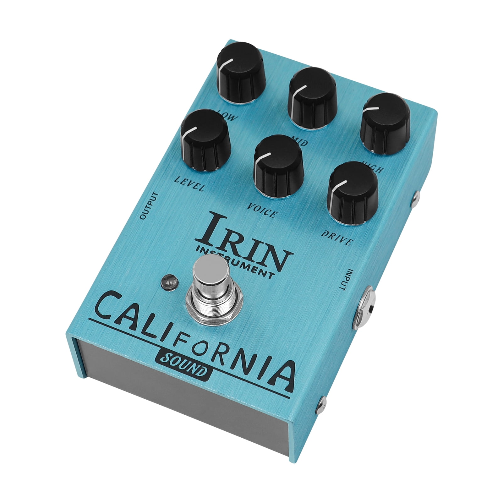 IRIN Mini Guitar Effect Pedal VOX AC30 Speaker Simulator Cabinet Simulator Guitar Effector Pedal Speaker Simulation for Guitar Bass - California Sound (Light Blue)