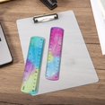 thumbnail image 4 of Flexible Bendable Ruler, 2Pcs Gradient Colorful Ruler, 6 Inch Durable Soft Plastic Measuring Ruler, Dual Scale Inches Centimeters Straight Ruler, Non-Break Measuring Tool for Sewing Craft Handcraft, 4 of 5