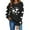 Black, variant on Timegard Valentines Day Womens Tops Long Sleeve Pullover Lightweight Sweatshirts Comfy Drop Shoulder Tops