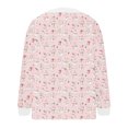 thumbnail image 4 of LOVZFMLL Cardigan pour Femmes Décontracté Imprimé de Noël Cardigan Tricoté Veste à Boutons, 4 of 5