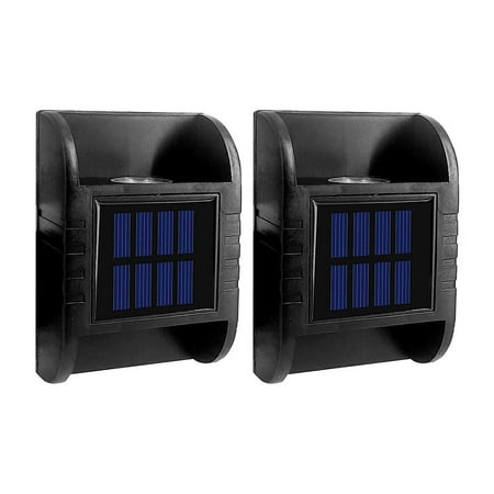 

Fengga Clearance! 2 Pcs Solar Dual Heads Induction Wall Lights    to  Sunlight Lights Ip65 Waterproofes Modern Decoration Lights for Home Garden Porch