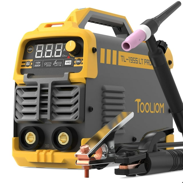Soldador TOOLIOM 195A Stick/Lift TIG 110 V/220 V de doble voltaje