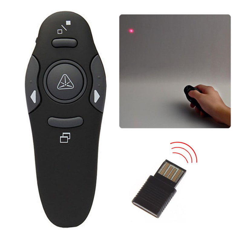PPT PowerPoint Presenter Remote Presentation Control Laser PPT 2.4GHz Wireless 