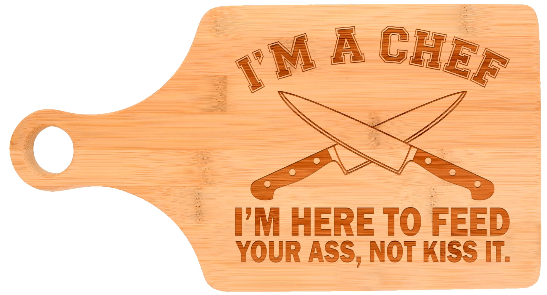 ThisWear Chef Here to Feed Your Ass Not Kiss It Funny Chef Gag Gift