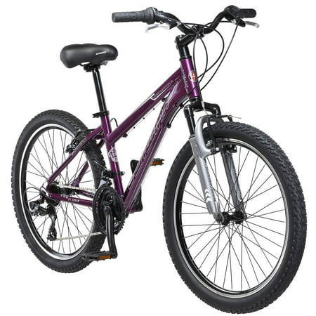 Schwinn Sidewinder Girl's Mountain Bike, 24 in wheels, Purple, steel (Best Steel Frame Bikes)