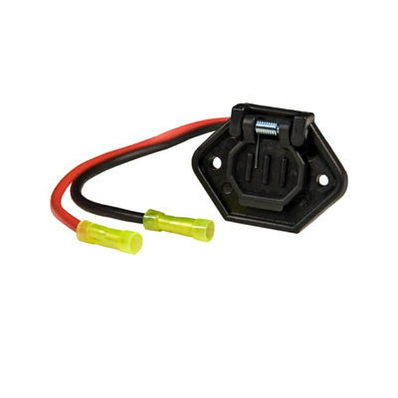 Sierra Marine Réceptacle de Puissance Moteur de Pêche à la Traîne WH10470-1 Marine Series; pour Utilisation avec Prise Moteur Côté Mâle; 12 Volts; avec Fils de 6 Pouces 10 Gauge avec Connecteurs Butt