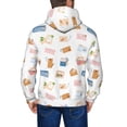 thumbnail image 5 of Zip Up Hoodies for Men - colors envelope Pattern Long Sleeve Comfrt Men'S Fashion Hoodies & Sweatshirts, Jackets for Men Hoodies Pullover Clothing Clothes with Pouch, 5 of 5
