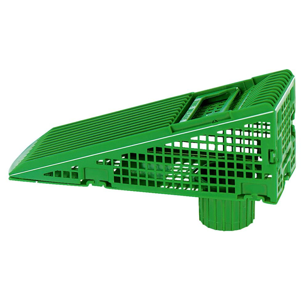 Frost King W103/12 Wedge Downspout Screen, Plastic, Green