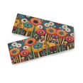 thumbnail image 7 of Yayeee Table Runner 70 inches Long Home Kitchen Dinning Party Decoration, Red Colorful Flowers with Dots, 7 of 7