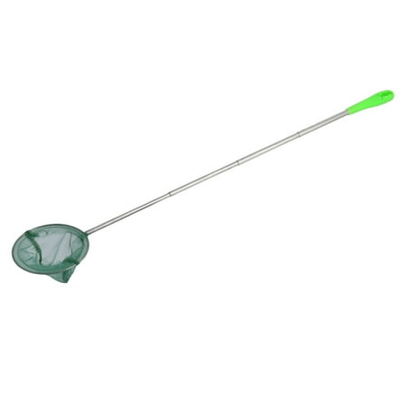 Aquarium Goldfish Round Frame 4 Sections Telescopic Handle Fishing Catch Net