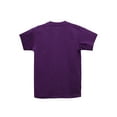 thumbnail image 2 of A2Y Kid's Kid's Heavy Cotton Crew Neck T-Shirts Purple L, 2 of 2