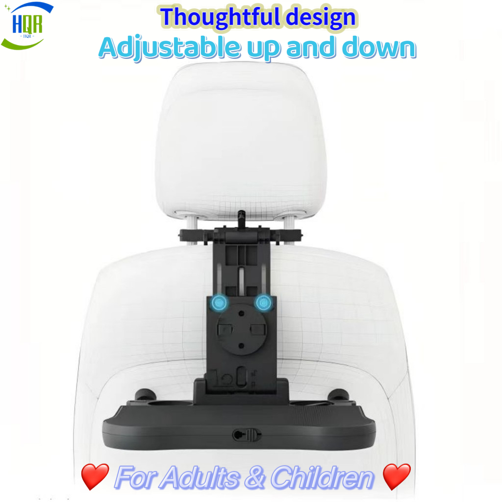 Car Seat Back Storage Table,Auto Tray Mount,Phone and Laptop Stand,Multifunctional,Adjustable,for Adults&Kids,Black