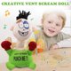 thumbnail image 4 of Muyoka Punch Doll,Punch Me Plush Doll w/4pcs Ventosas Boxing Desk Doll Descomprimir Doll Angry Management Screaming Doll para ni帽os Regalo para adultos,Green, 4 of 6