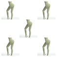 thumbnail image 2 of Qarigey Pantalones de yoga elásticos de cintura alta para correr y correr para mujer, pantalones deportivos hasta los tobillos para niñas, Type2 NO2, 2 of 6