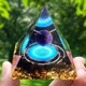 thumbnail image 3 of Pirámide de orgón de cristal Natural, energía espiritual curativa, Reiki, Chakra, piedra protectora, 3 of 7