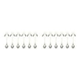 thumbnail image 1 of Guardoinrt 6pcs Pendaison Tasse Cuillère Chat Cuillère à Café Agitation Cuillère à Café Portable Réutilisable Vaisselle en Acier Inoxydable avec Manche Long 2Set, 1 of 6