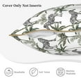 thumbnail image 3 of KLL Palm Trees Zebra Decorative Throw Pillow Covers Velvet Soft for Couch Sofa Bedroom Living Room Outdoor (No pillow core)- 18"x18", 3 of 5