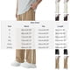 thumbnail image 2 of Ceisia Men's Ribbed Straight-Leg Casual Trousers | Elastic Waist Contrast Stripe Draped Pants (Multiple Solid Colors) Gifts, 2 of 8