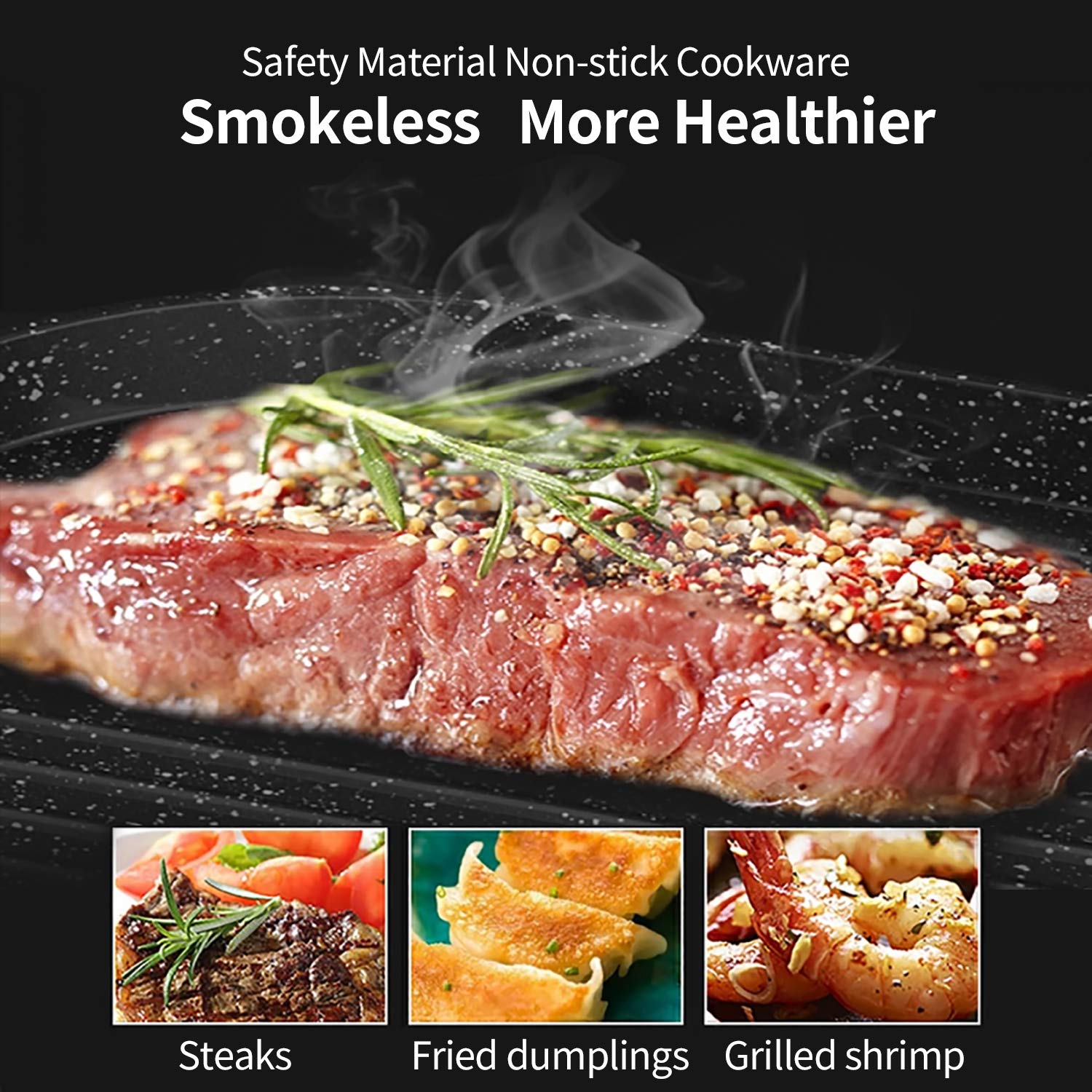 Liven Multifunctional Electric Grill Indoor Hot Pot Korean BBQ/Shabu Shabu Hot Pot, 3.6L Capacity for 2-10 People