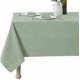 thumbnail image 1 of Mantel Rectangular Impermeable de Lino Texturizado en Verde Salvia (52x70 Pulgadas) Resistente a Manchas y Arrugas Ideal para Comedor Fiestas y Camping, 1 of 5