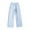 Light Blue, variant on Women's Wide-Leg Lounge Pants - Drawstring Waist Comfortable Relaxed Fit Home & Casual Wear