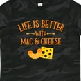 thumbnail image 4 of Inktastic Life's Better Mac & Cheese Boys or Girls Toddler T-Shirt, 4 of 5
