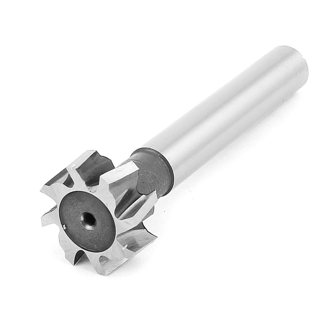 25mm Cutting Dia 10mm Depth HSSAL 8 Flutes T Slot End Mill Cutter 90mm Long