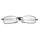 thumbnail image 4 of Gafas plegables unisex para hombre y mujer, de acero inoxidable, antideslizantes, para lectura, para personas mayores (+150 gris), 4 of 10