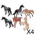 thumbnail image 1 of 4x6 Piezas Figuras De Animales De Granja Realistas Mini Juguetes Educativos Tempranos Para Niños Regalo A, 1 of 8