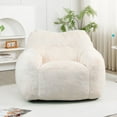thumbnail image 2 of MAYEERTY Bean Bag Sofa Chair with Armrests - High-Density Foam, Lazy Comfy for Adults, Living Room/Bedroom Reading., 2 of 6
