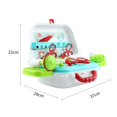 thumbnail image 2 of Juego de juguetes de Doctor para niños, juego de simulación de rol, Kits de Doctor, juguete con caja de almacenamiento, regalo de cumpleaños para niños y niñas oso de fresa Electrónica, 2 of 5
