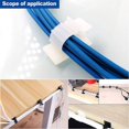 thumbnail image 4 of Adjustable Cable Holder Adhesive Cable Management Strong Cord Clips Cable Clip Wire Holder Wire Clips Cable Organizer, 4 of 5