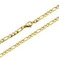 thumbnail image 3 of Womens Jewelry Men And Women Same Necklace Plain Chain Italian Figaro Chain Necklace for Women Simple Snake Chain Charm Ball Chain Party Gift Women‘s ExquisiteJewelry, 3 of 5
