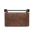 thumbnail image 2 of Nathan James Harlow Twin Wall Mount Headboard, Faux Leather, Brown, 2 of 10