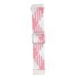 thumbnail image 2 of Correa de reloj de 22 mm Correa de muñeca ajustable trenzada de nailon elástico para Huawei Watch 3 Rosa Blanco, 2 of 10