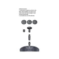 thumbnail image 3 of Solar Fountain 3w Solar Powered Bird Bath Fountains With Flower, Outdoor Water Feature Solar Founta_Perfect Gift, 3 of 5