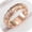 rose gold 5#, variant on Rose Gold Plated 925 Sterling Silver Hawaiian Princess Plumeria Flower Scroll Promise Ring Stackable Wedding Engagement Band Engraved Rose Flower Ring for Women(Silver 9#), KE-RS22-7MG9