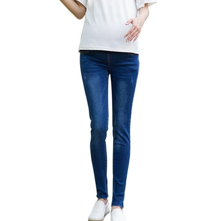 

Kamo Maternity Women s Indigo Blue Stretch Secret Fit Belly Ankle Denim Jegging
