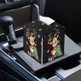 thumbnail image 7 of Psesaysky Square Tissue Box Cover PU Leather, Adorable Reindeer Waterproof Car Tissue Holder Storage for Bathroom Vanity, Countertops, Dressers, Night Stand, Parlors and Offices, 7 of 7