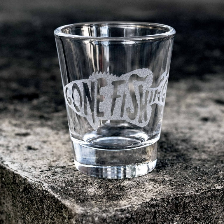 2oz Gone Fishing Shot glass 2oz Gone Fishing Shot glass