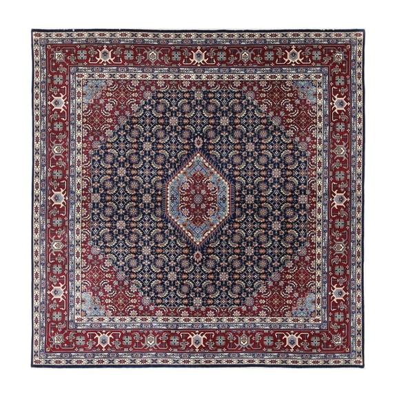 Hand Knotted Heritage Oriental Herati Wool Rug - 6'5'' x 6'6''