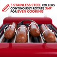 thumbnail image 3 of Hot Dog Roller Nostalgia Coca-Cola tiene capacidad para 8 salchichas rojas y blancas, 3 of 7