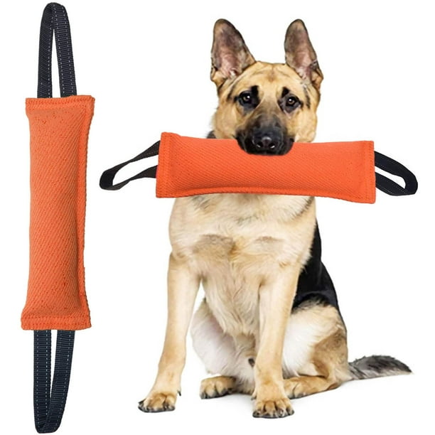 Juguete para Perros Clysrou Naranja Almohada Resistente de Yute Duradera para Entrenamiento