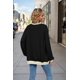thumbnail image 4 of Camisetas de Larga para Mujer, Color Negro, Talla L, 4 of 6