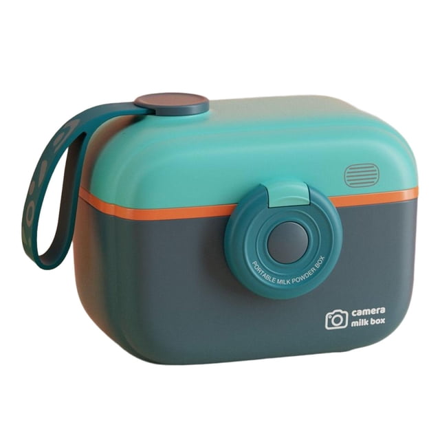 Contenedor dispensador de portátil, caja de almacenamiento de alimentos con , de aperitivos, caja de Azul S Sunnimix dispensador de fórmula