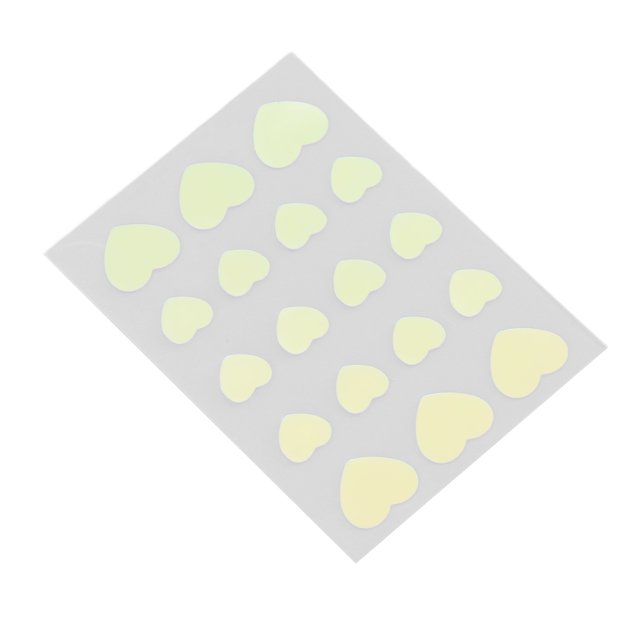 Parche Para Imperfecciones Faciales, 18 Parches, Parche Para Imperfecciones Faciales, Pegatina De Espinillas Con Forma De Corazón Encantadora De Dibujos Animados Para Rendimiento